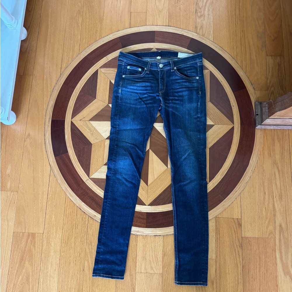 Rag & Bone Indigo Denim Skinny Jeans Size 28